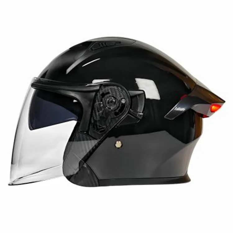 Kaski motocyklowe w kropki 3/4