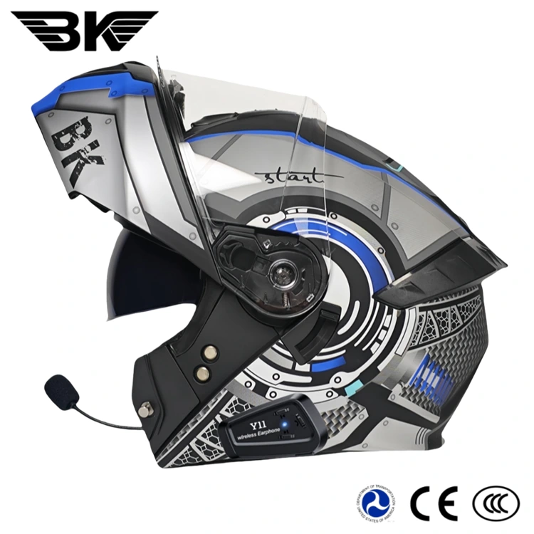 Kask motocyklowy z Bluetoothem